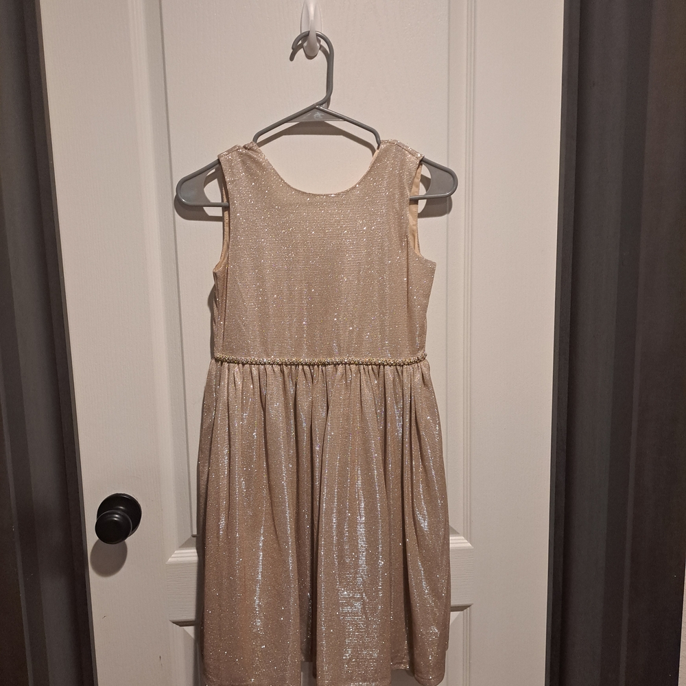 Biscotti Sparkling Cream Formal Dress